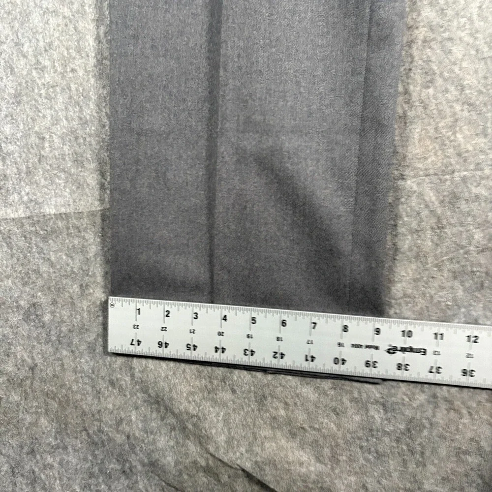 John Alexander Men's Dress Pants Size 34 Hartmarx Grey Flat Front Straight Leg‎